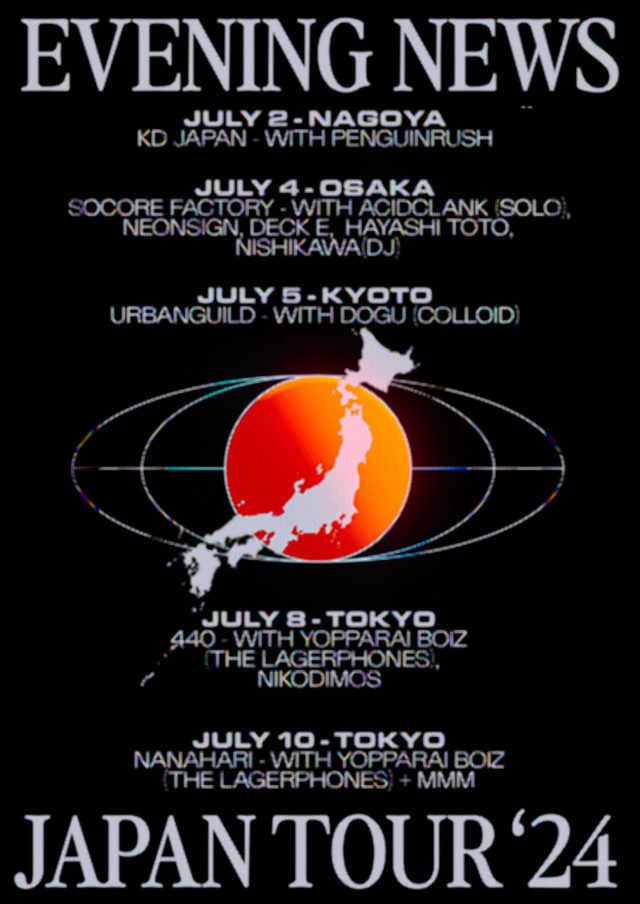 EVENING NEWS JAPAN TOUR ’24